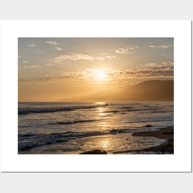 Beautiful Zuma Beach sunset, Malibu Wall Art by AlexK